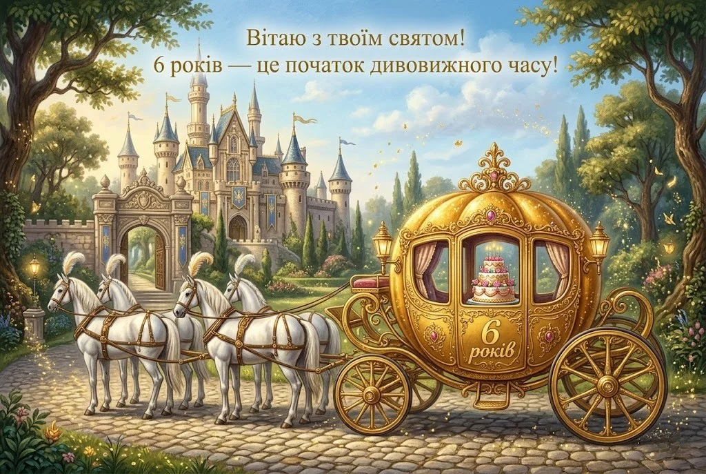 День народження 6 років: як красиво привітати доньку в цей особливий день