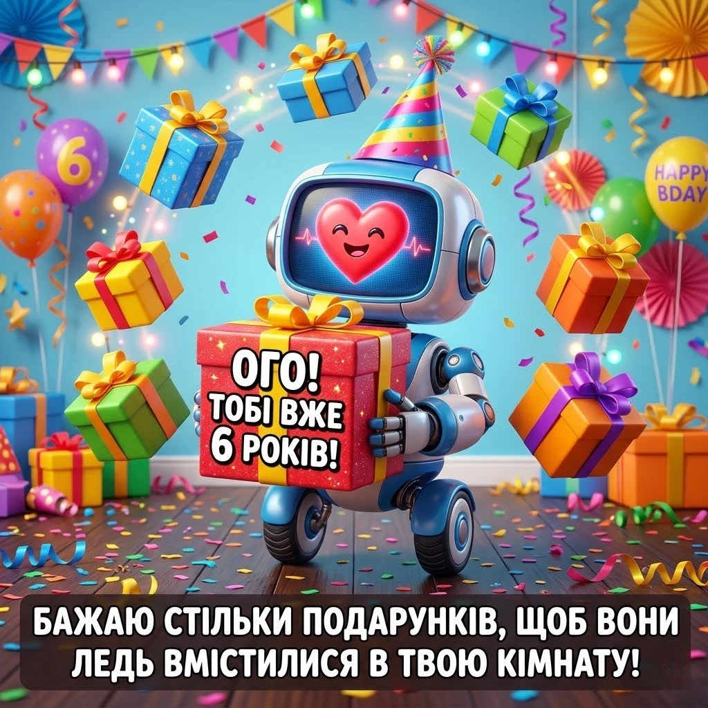 День народження 6 років: як красиво привітати доньку в цей особливий день