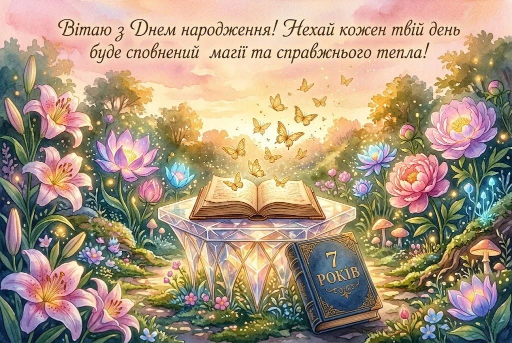 Вітання з 7-річчям дівчинці: зворушливі слова від батьків та рідних
