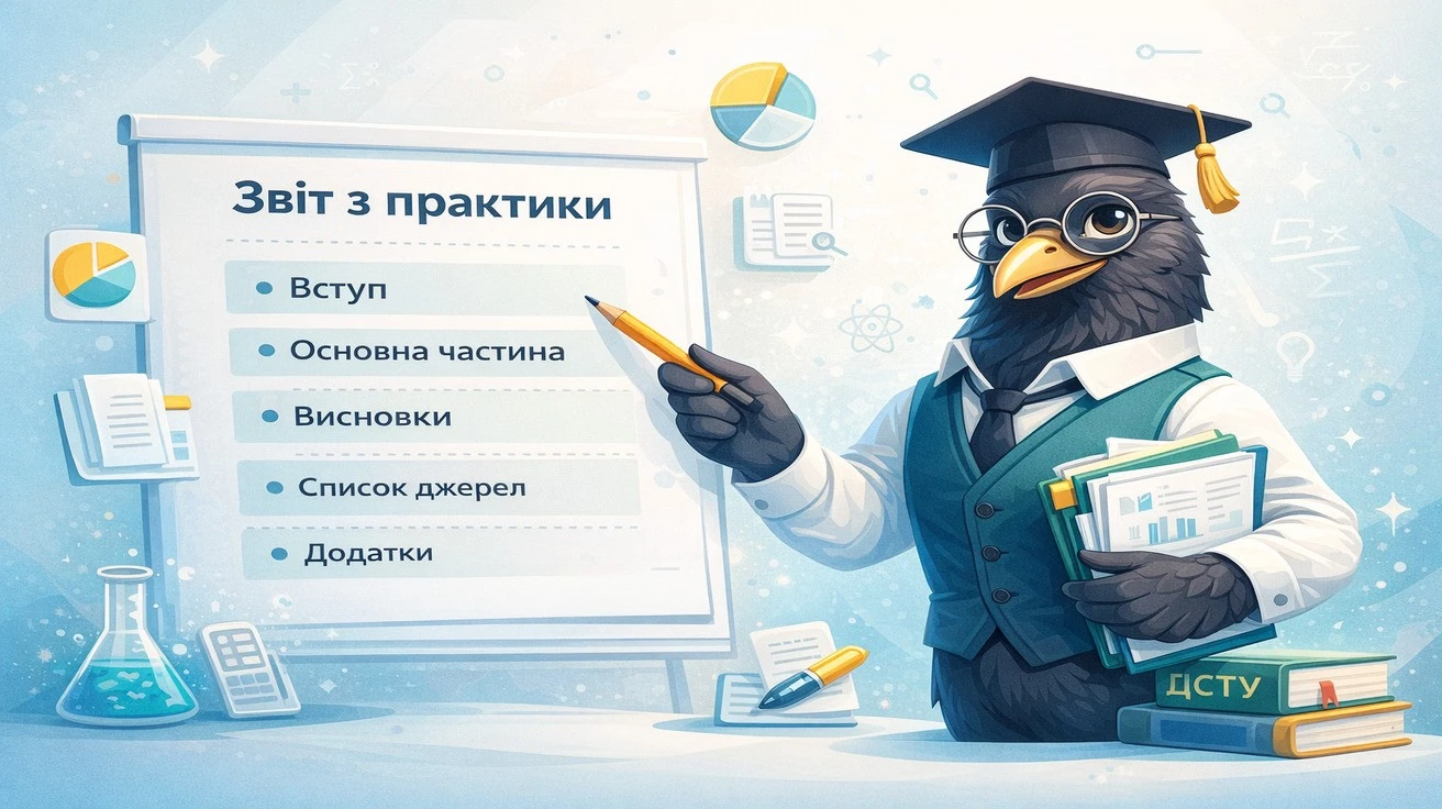 Секрети успішного звіту з практики: вимоги ДСТУ та практичні поради