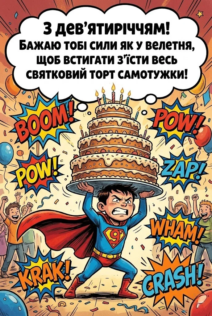 Привітання з 9-річчям для хлопчика: від друзів, батьків та рідних