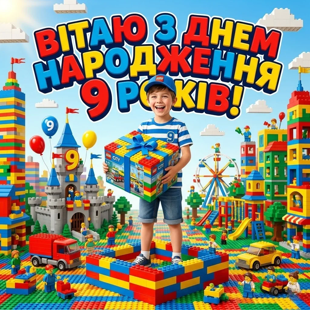 Привітання з 9-річчям для хлопчика: від друзів, батьків та рідних
