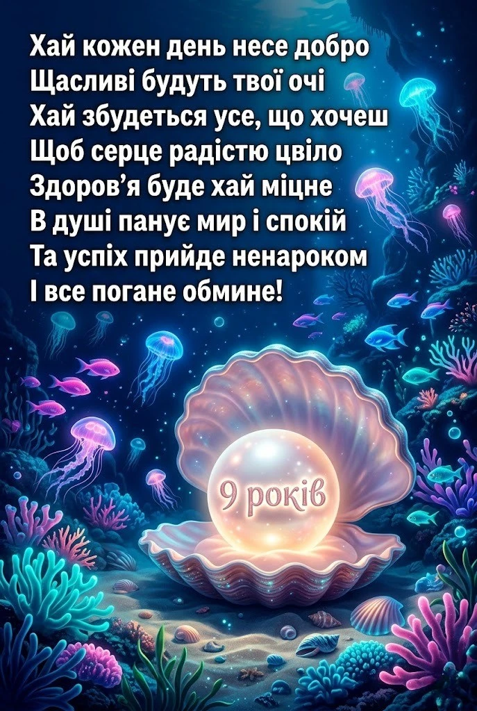 9 років сину чи другу: підбірка щирих побажань і картинок до свята