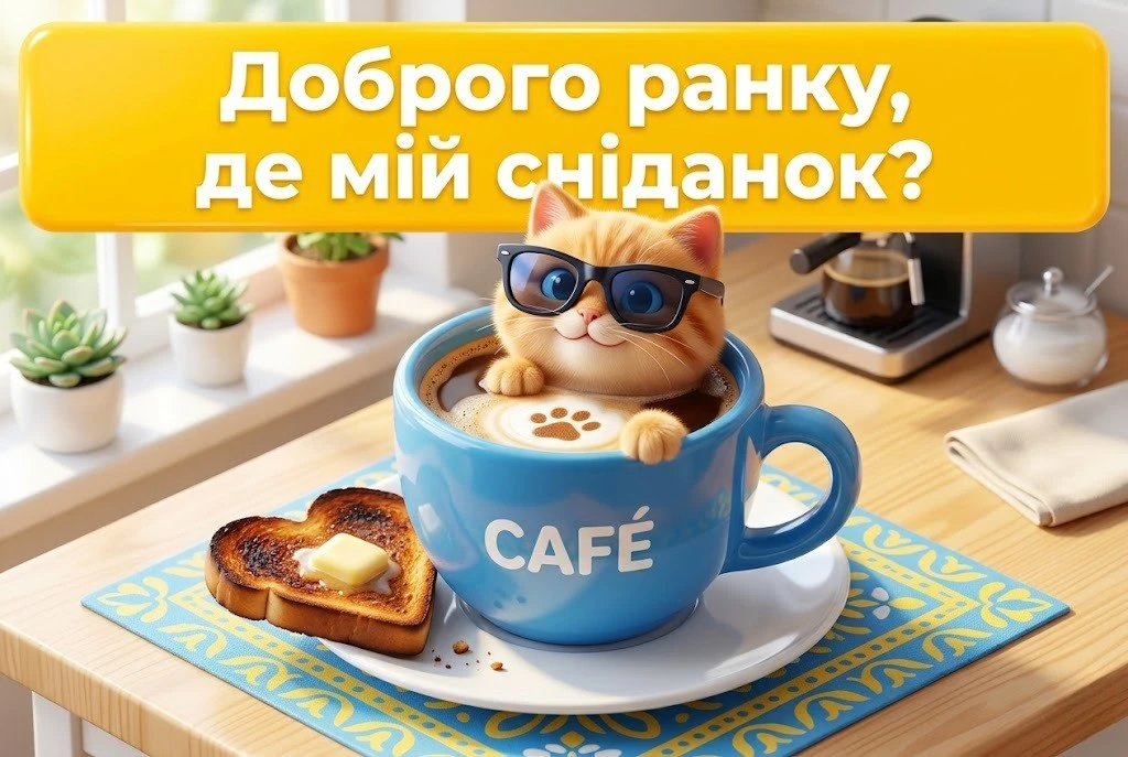 Доброго ранку, коханий: прикольні картинки та душевні побажання своїми словами