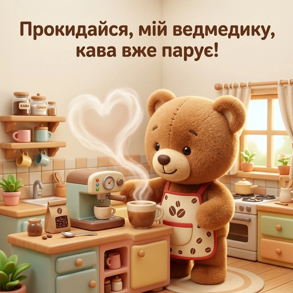 Доброго ранку, коханий: прикольні картинки та душевні побажання своїми словами