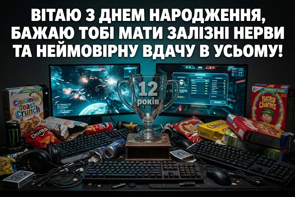 12 років — особлива дата: зворушливі привітання від батьків та друзів