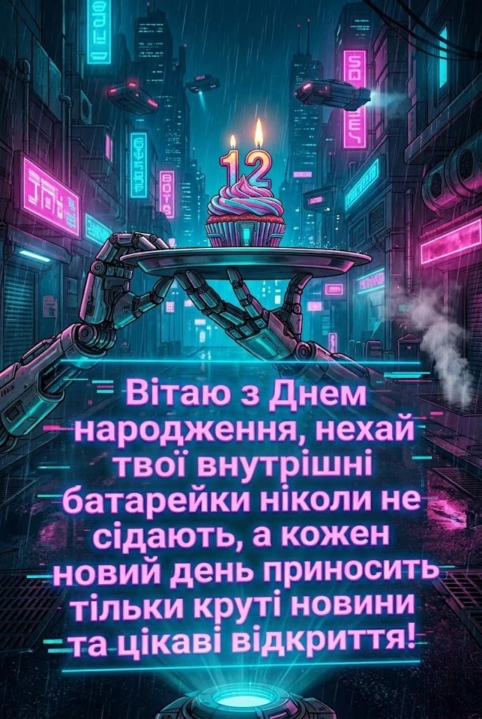 12 років — особлива дата: зворушливі привітання від батьків та друзів