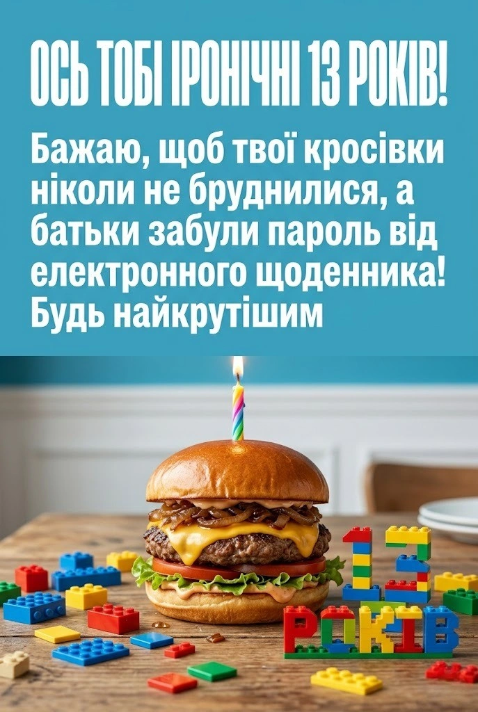 З днем народження, підлітку! 50+ варіантів вітань для 13-річного хлопця