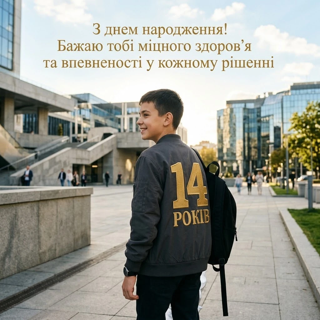 Зворушливі та мудрі привітання для онука з 14-м днем народження