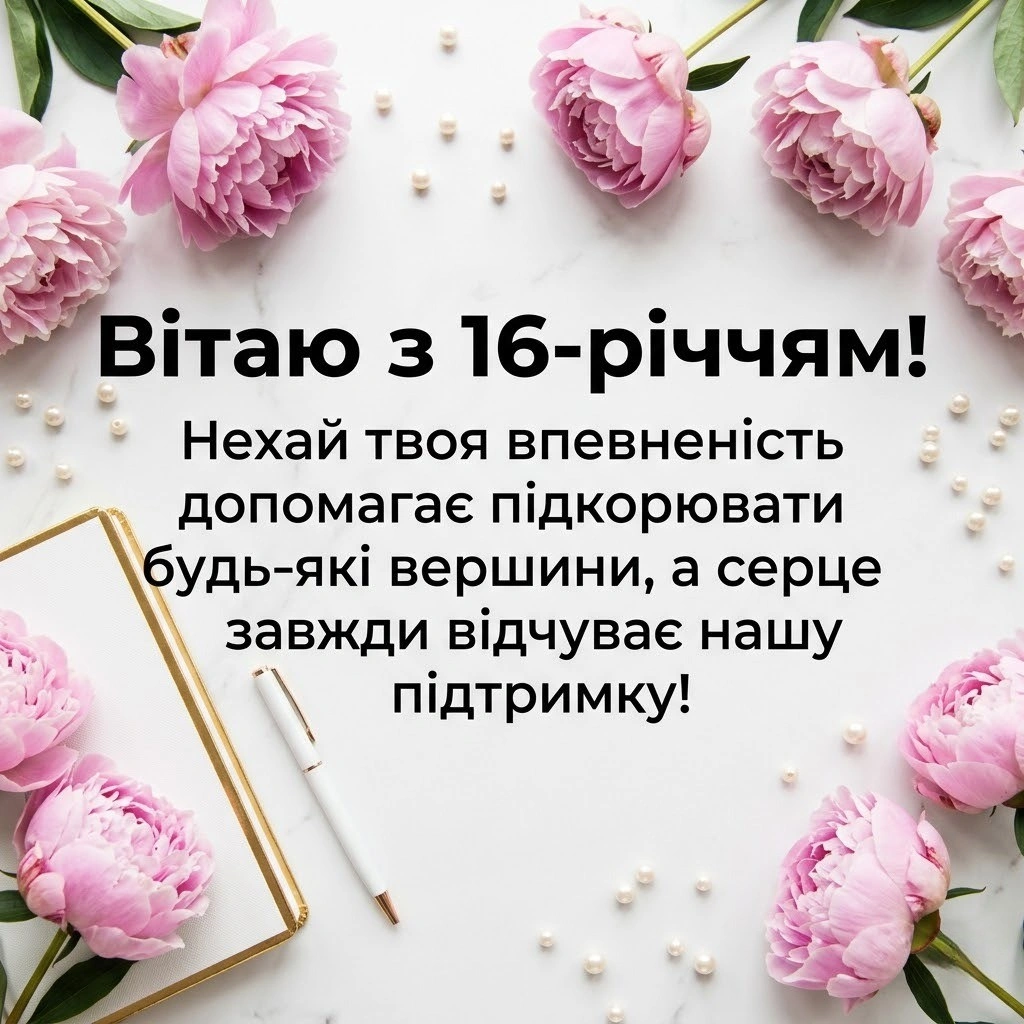 Магічне 16-річчя: найкращі ідеї вітань для вашої золотої похресниці