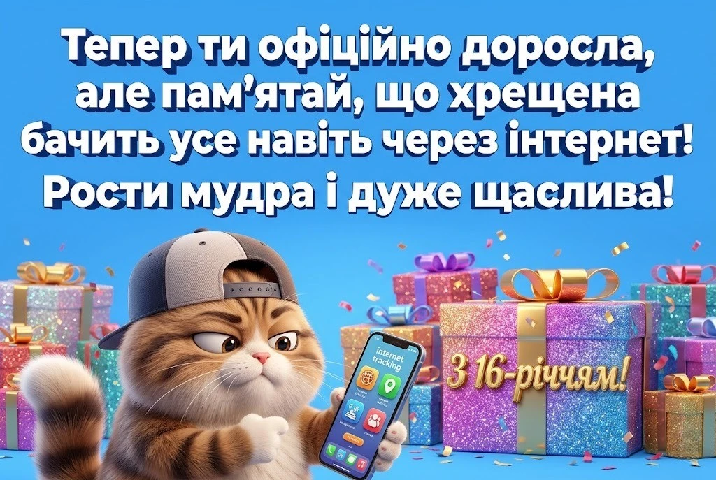 Магічне 16-річчя: найкращі ідеї вітань для вашої золотої похресниці