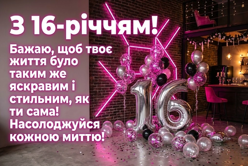 Магічне 16-річчя: найкращі ідеї вітань для вашої золотої похресниці