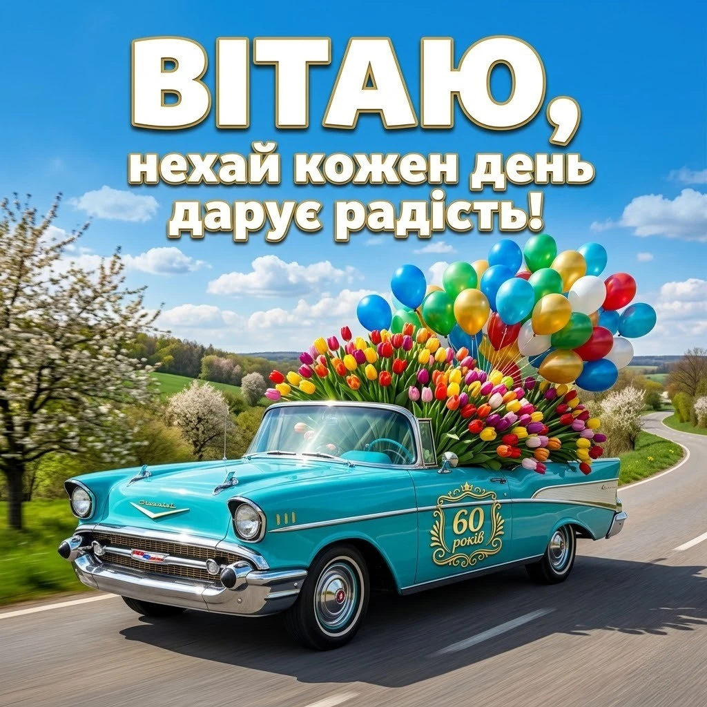 Ювілей 60 років: велика колекція душевних привітань для коханої жінки
