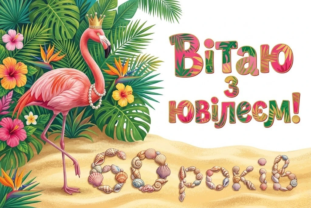 Ювілей 60 років: велика колекція душевних привітань для коханої жінки