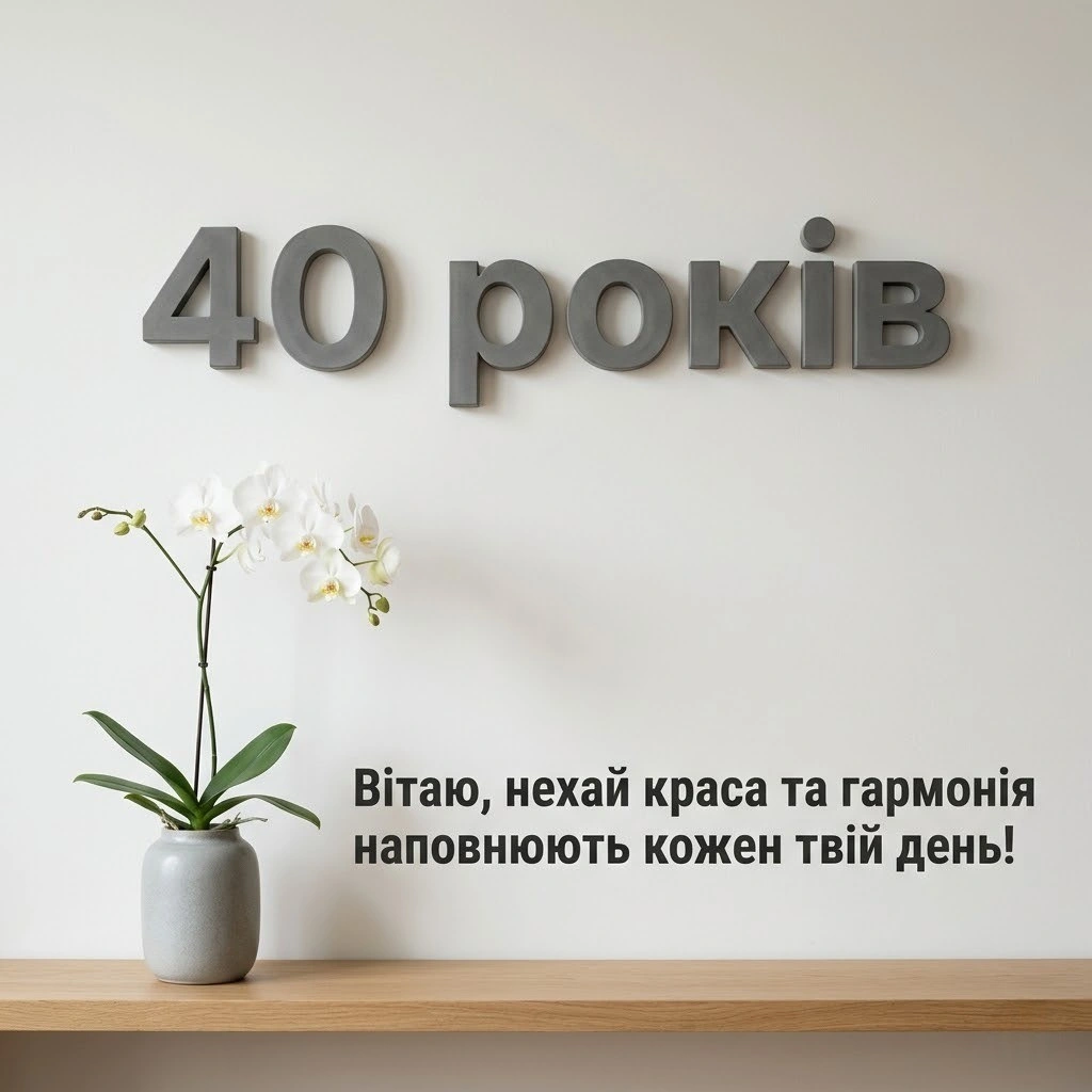 Магічні сорок: як оригінально привітати кохану жінку з ювілеєм