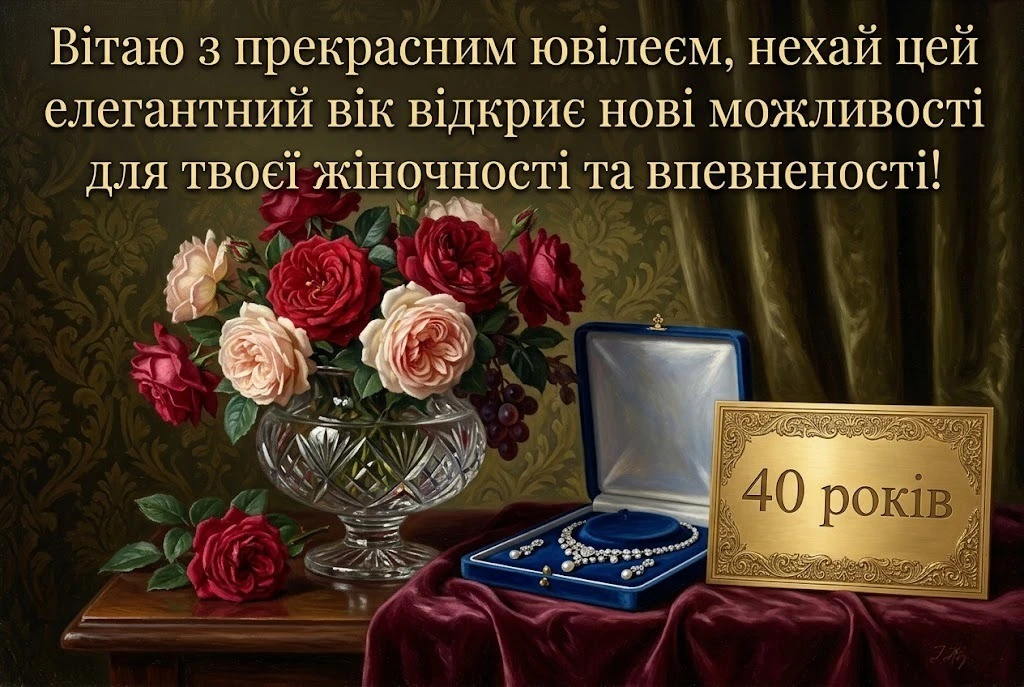 Магічні сорок: як оригінально привітати кохану жінку з ювілеєм