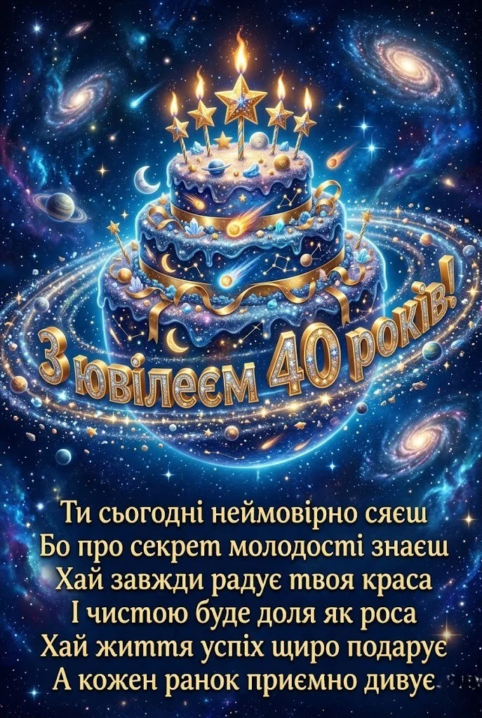 Магічні сорок: як оригінально привітати кохану жінку з ювілеєм