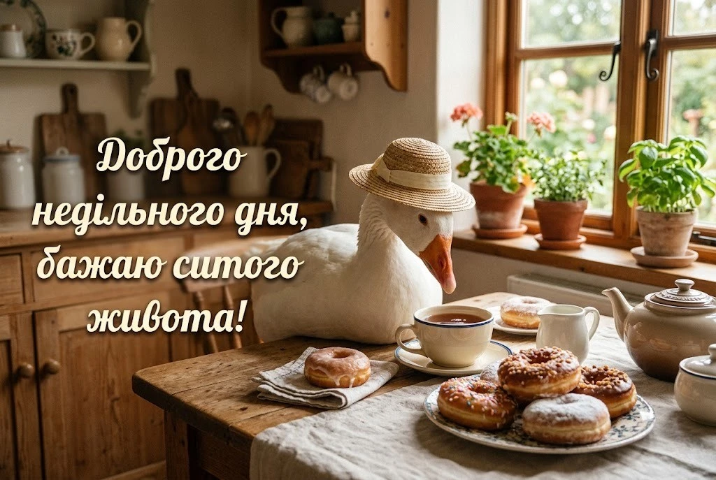 Доброго недільного дня: картинки та душевні привітання для ідеального вихідного