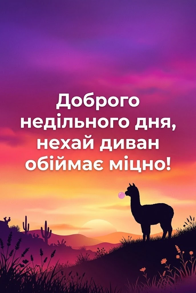 Доброго недільного дня: картинки та душевні привітання для ідеального вихідного
