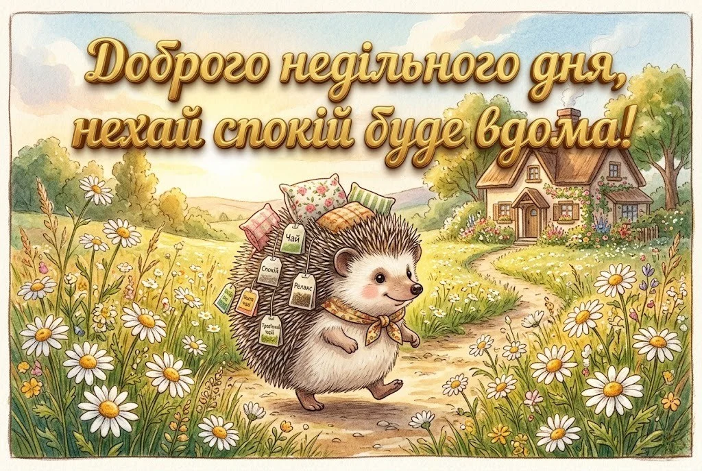 Доброго недільного дня: картинки та душевні привітання для ідеального вихідного