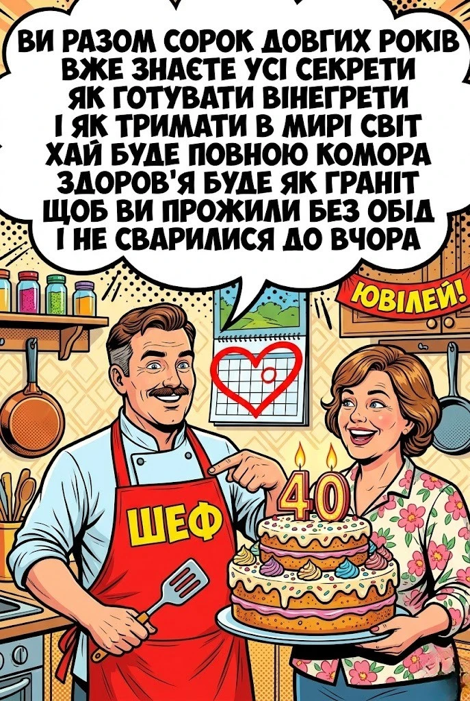 Рубінове весілля: найкращі вітання з 40-ю річницею шлюбу
