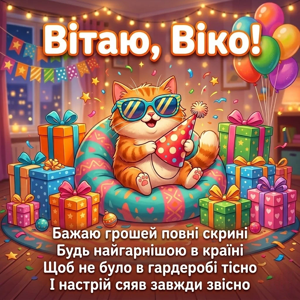 Привітання для Віки з днем народження: від офіційних до найтепліших слів