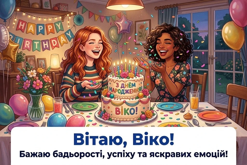 Привітання для Віки з днем народження: від офіційних до найтепліших слів