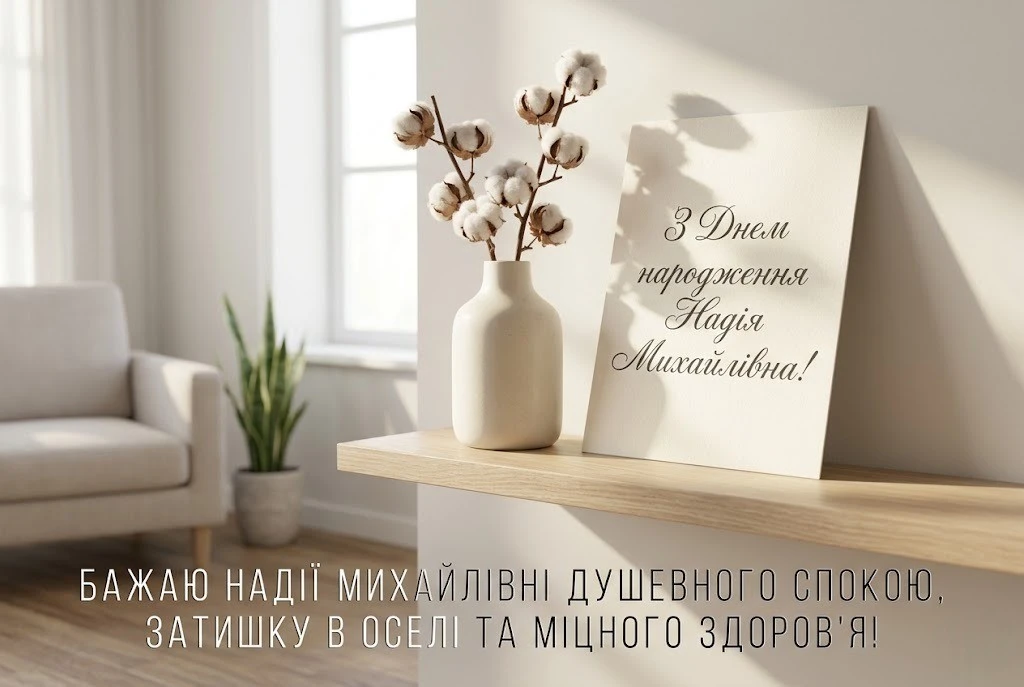 Привітання для Надії Михайлівни: від офіційних побажань до душевних віршів