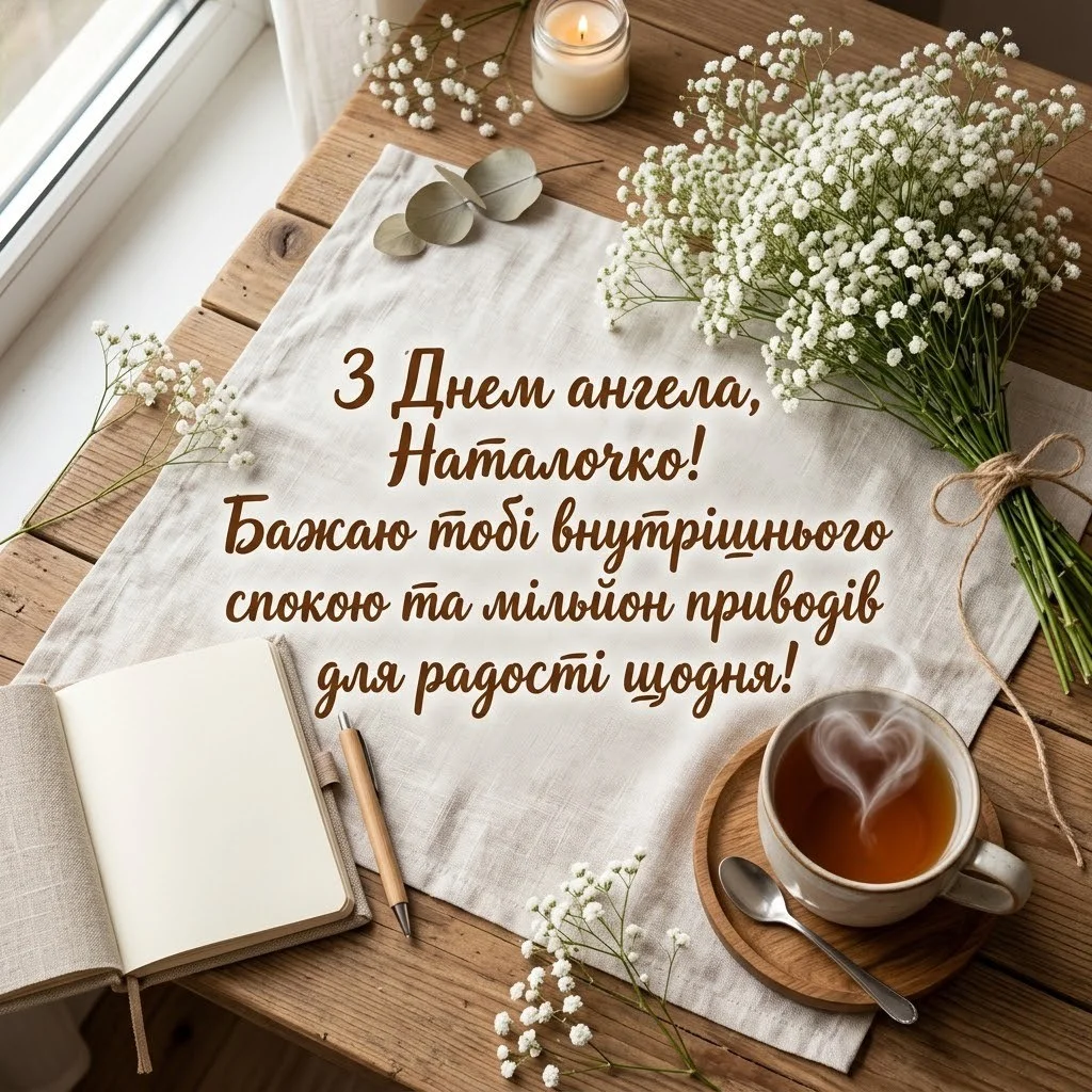 З днем ангела, Наталочко! Добірка щирих привітань для коханих, друзів та колег