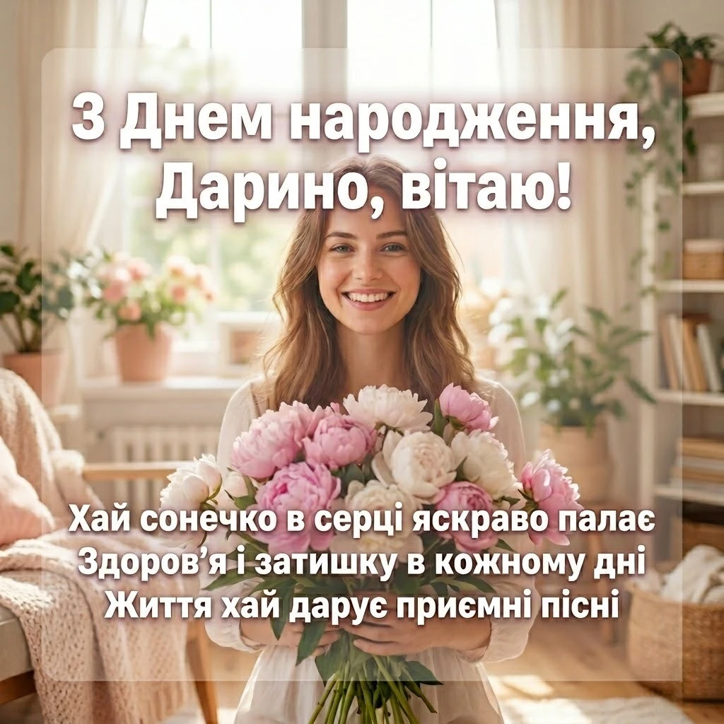 Красиві слова та професійні побажання для Дарини