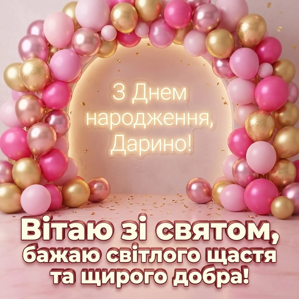 Красиві слова та професійні побажання для Дарини
