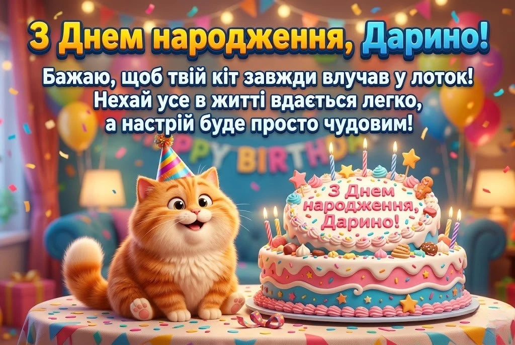 Красиві слова та професійні побажання для Дарини
