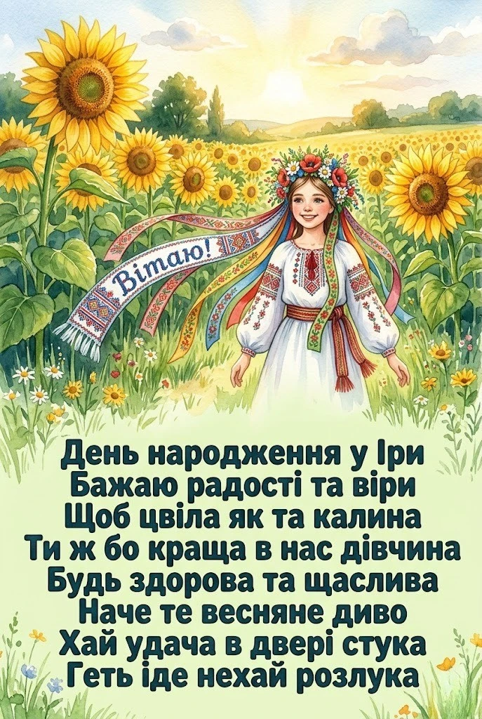 З днем народження, Ірочко! Підбірка найкрутіших побажань для іменинниці