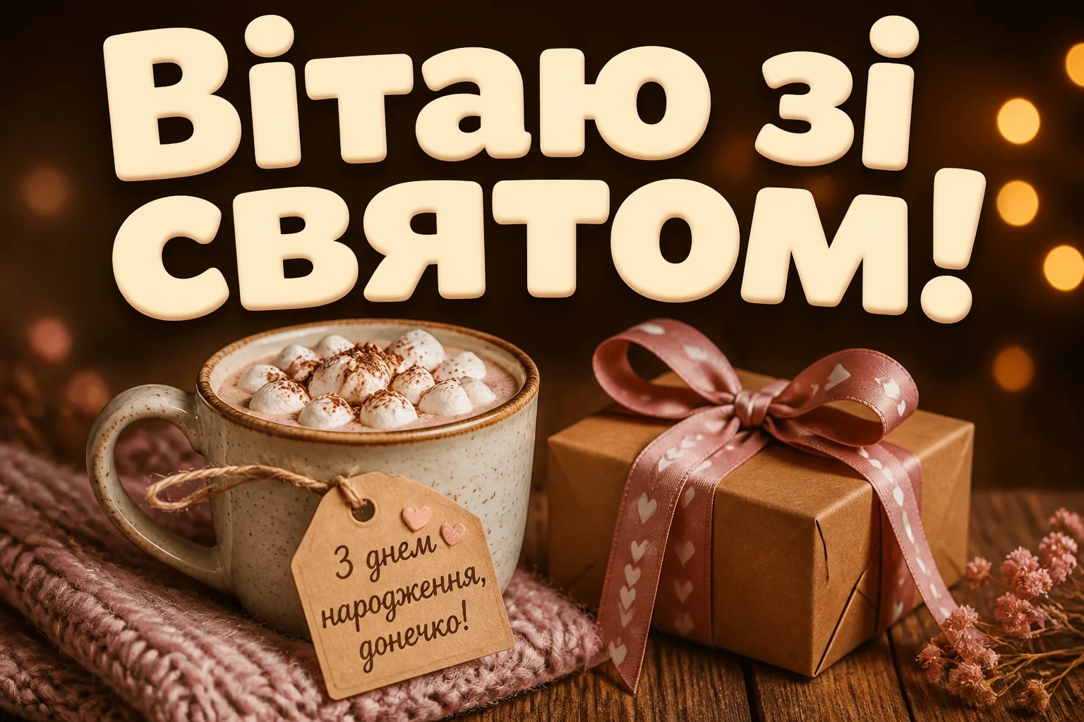 люба донечка з днем народження донечко
