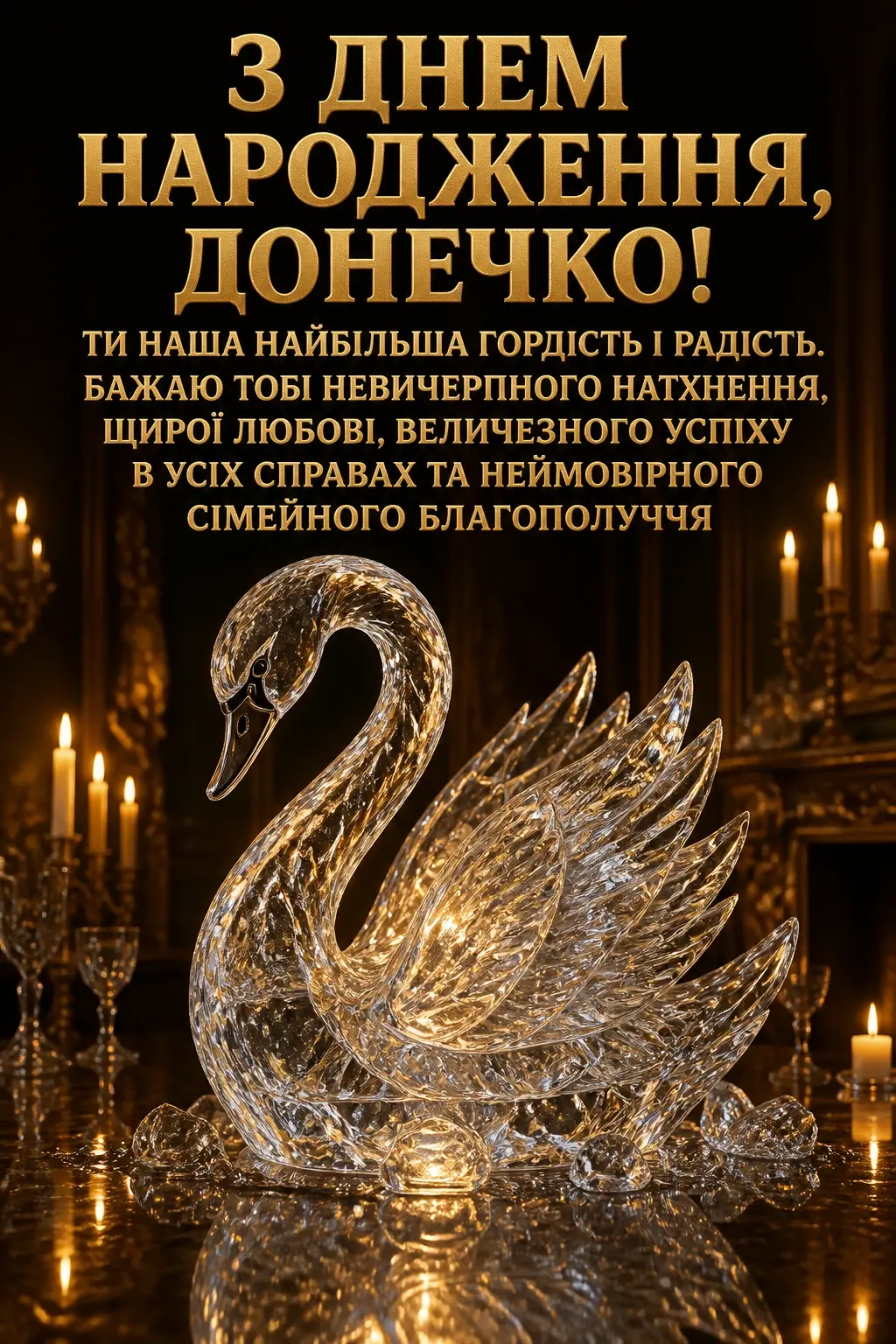 люба донечка з днем народження донечко