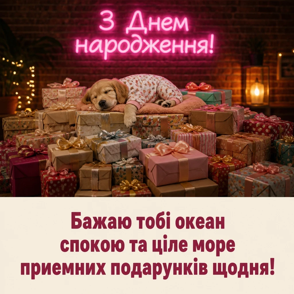 привітання з днем народження своїми словами жінці