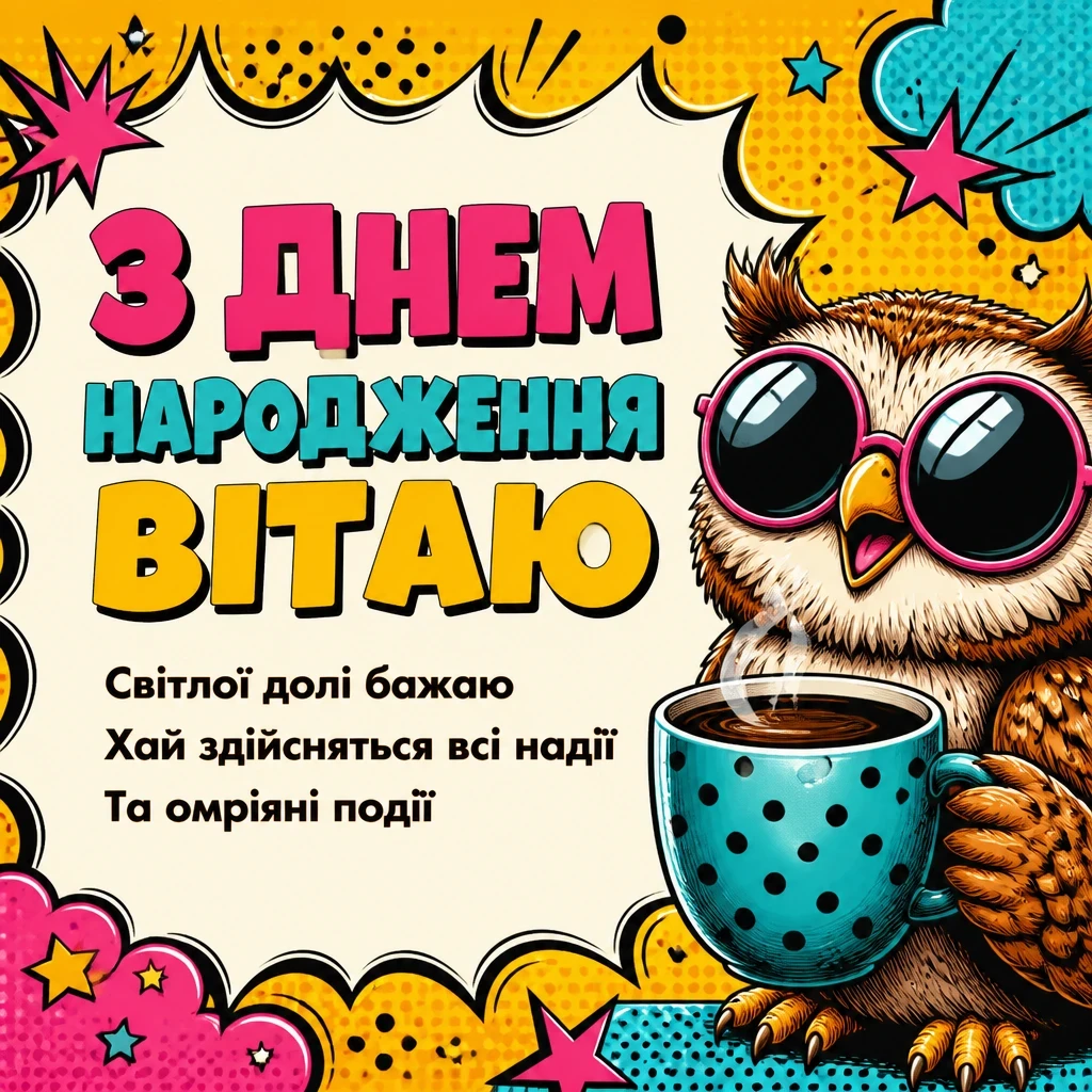 привітання з днем народження своїми словами жінці