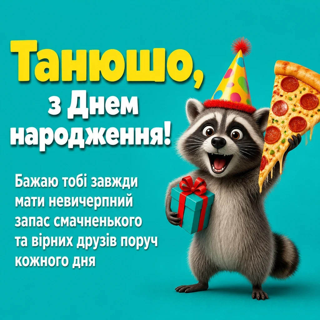 танюша з днем народження