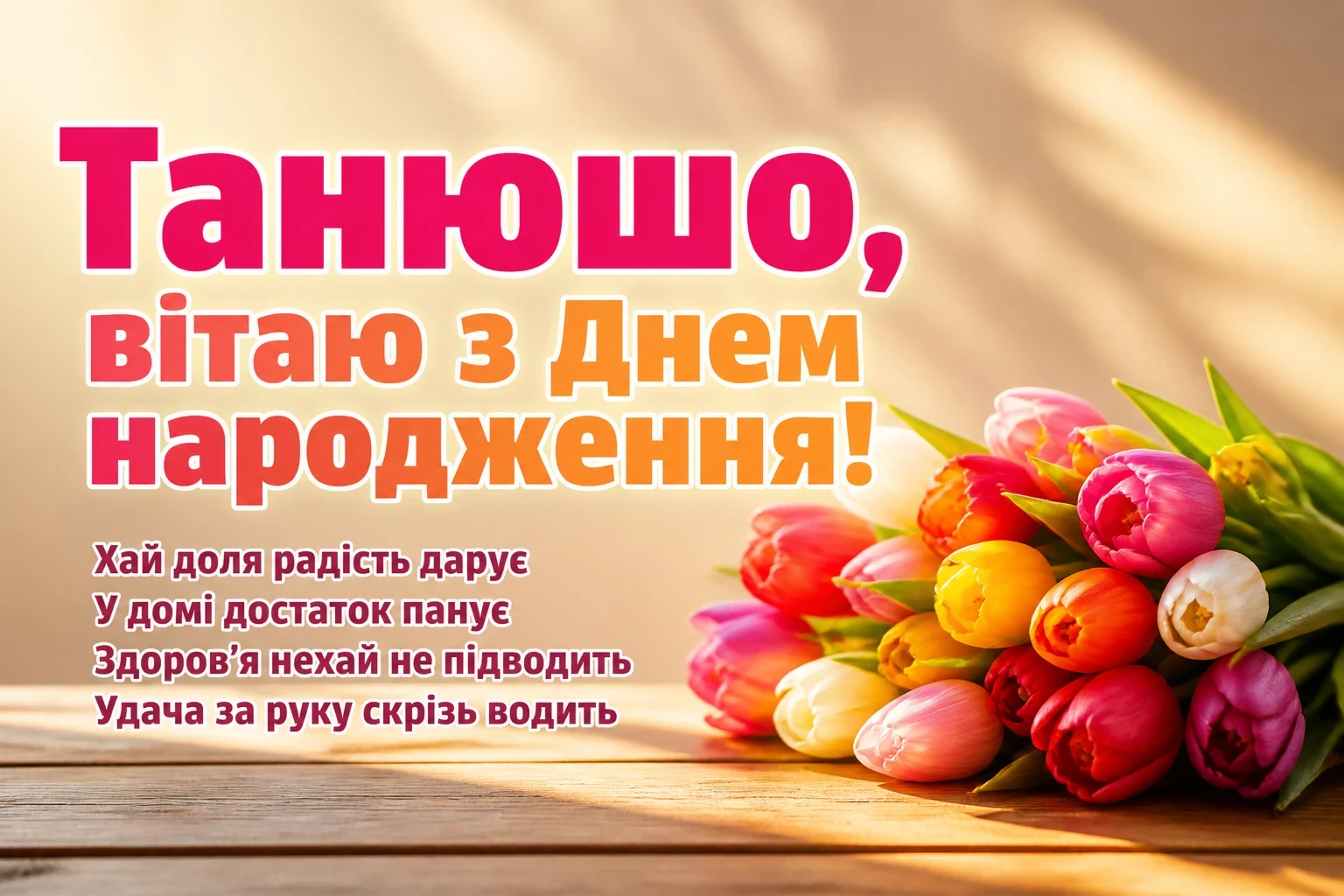 танюша з днем народження