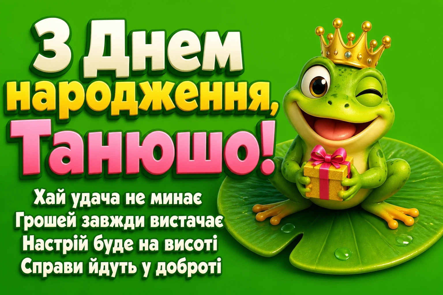 танюша з днем народження