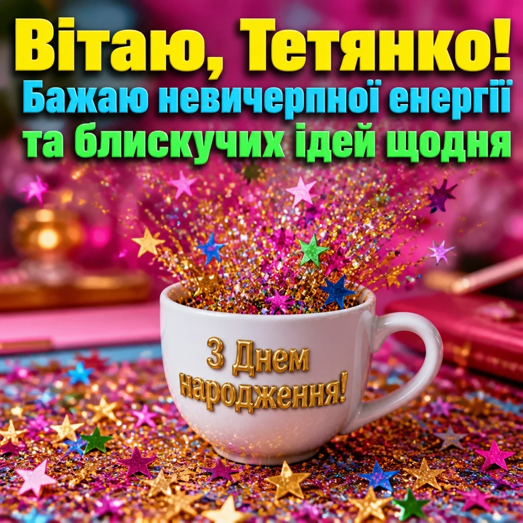 з днем народження тетяна