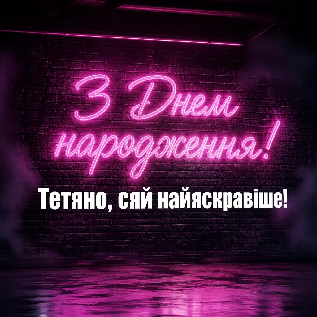 з днем народження тетяна
