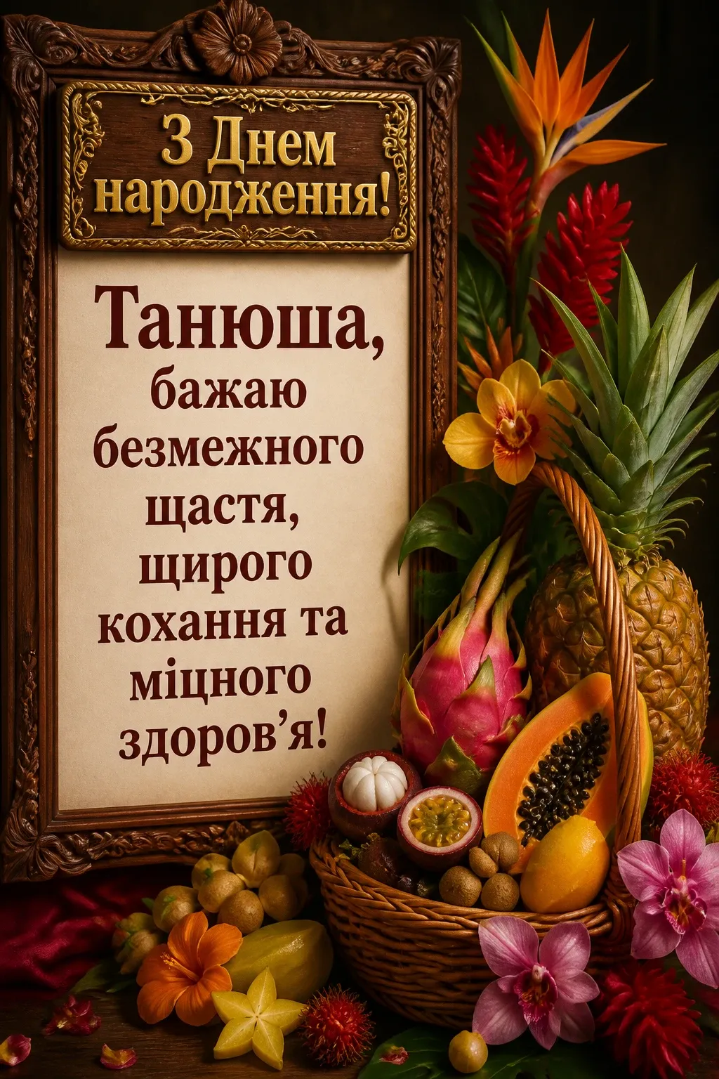 з днем народження танюша