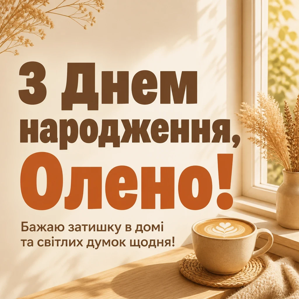 з днем народження олена