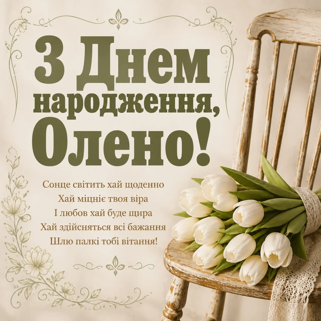 з днем народження олена