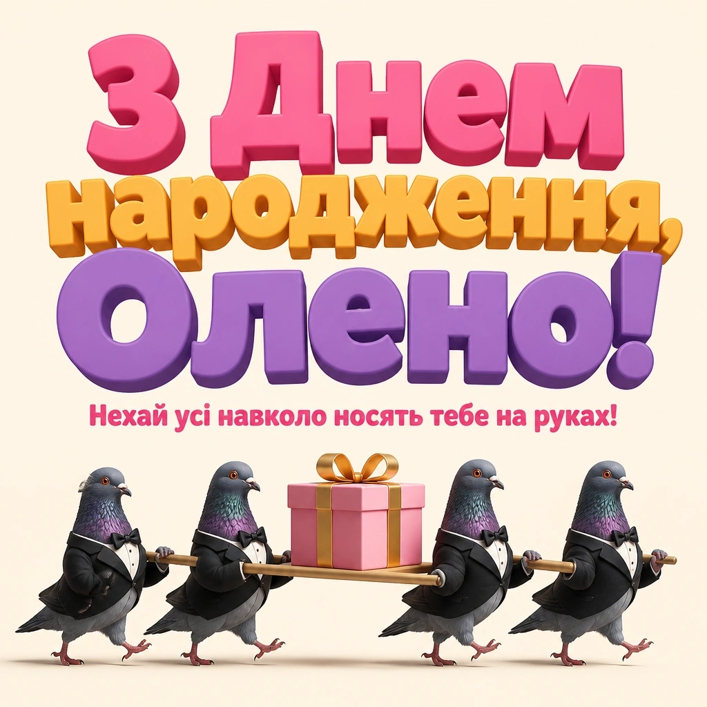 з днем народження олена