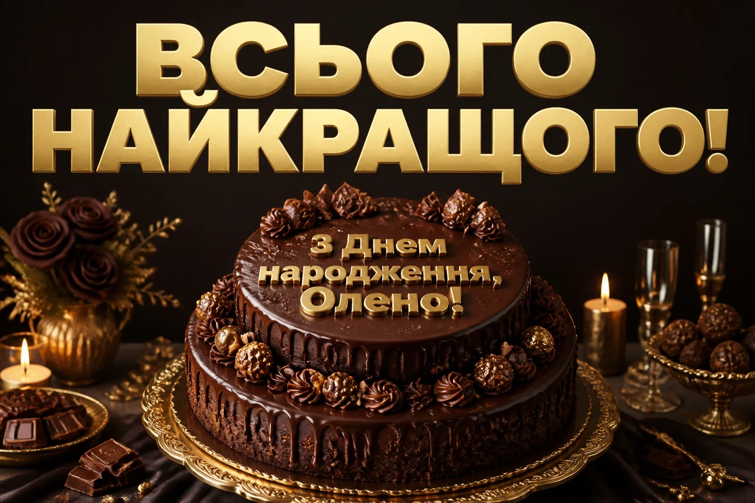 з днем народження олена