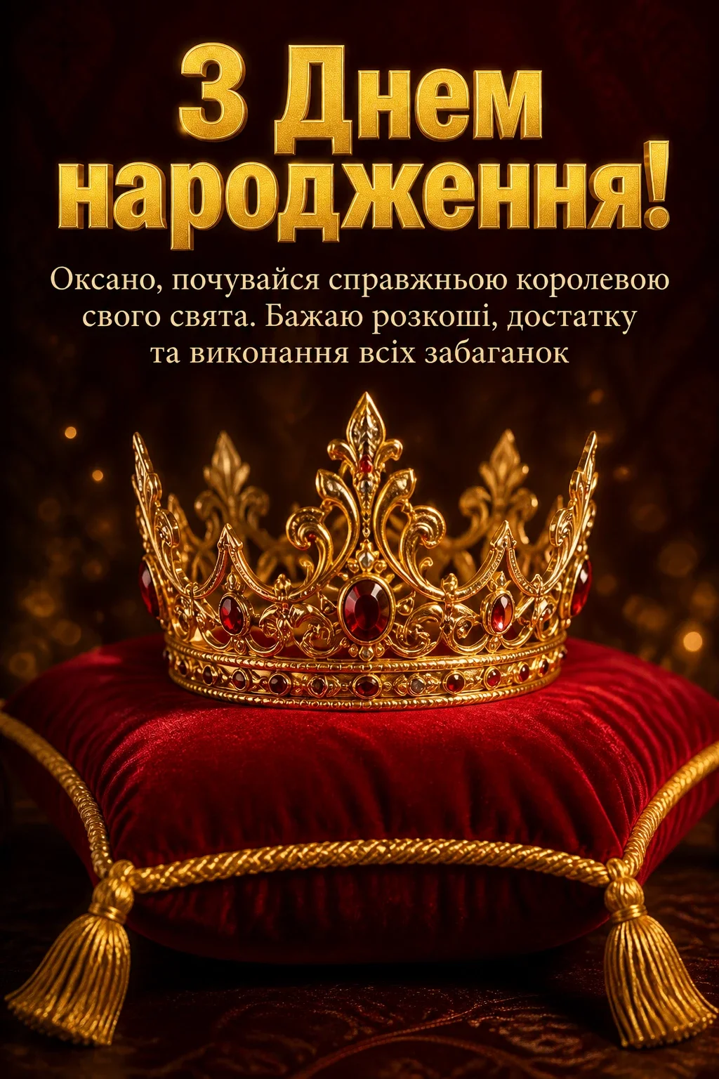 з днем народження оксана