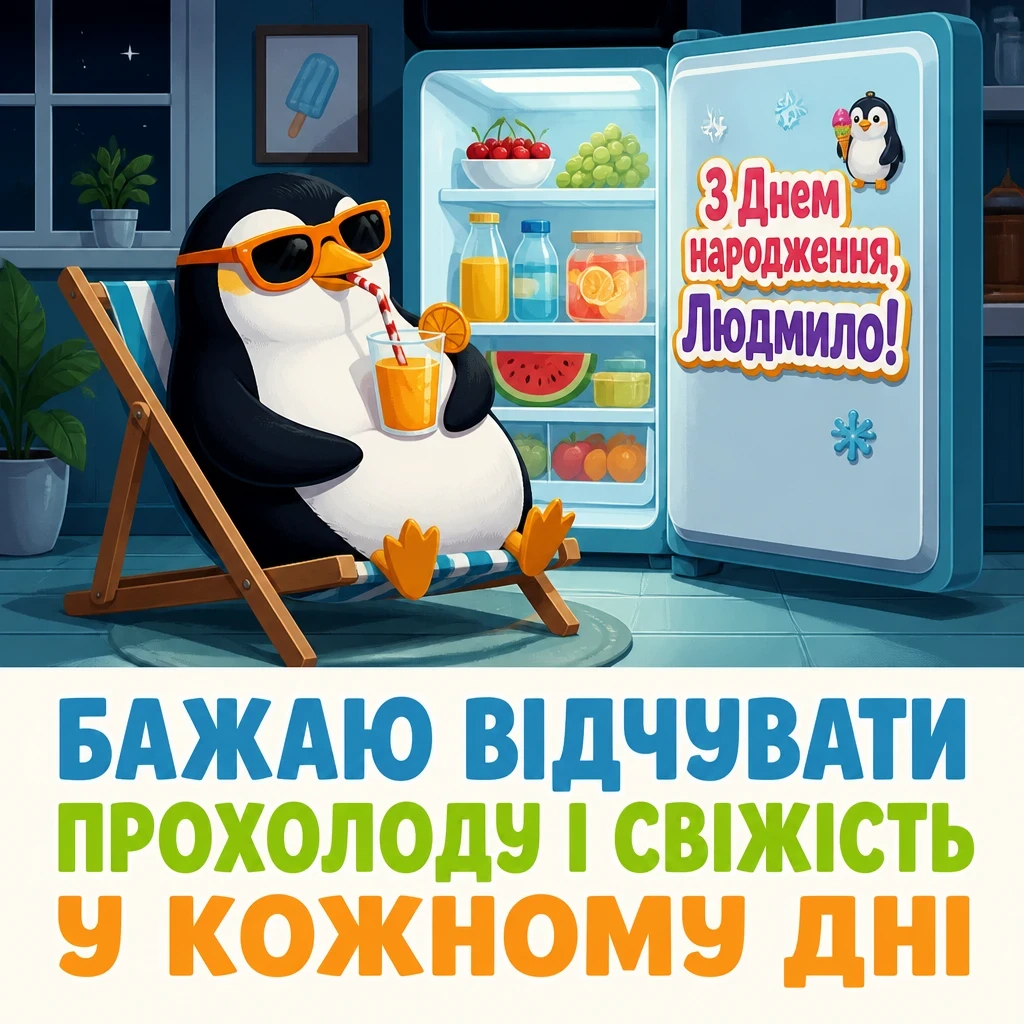 з днем народження людмила