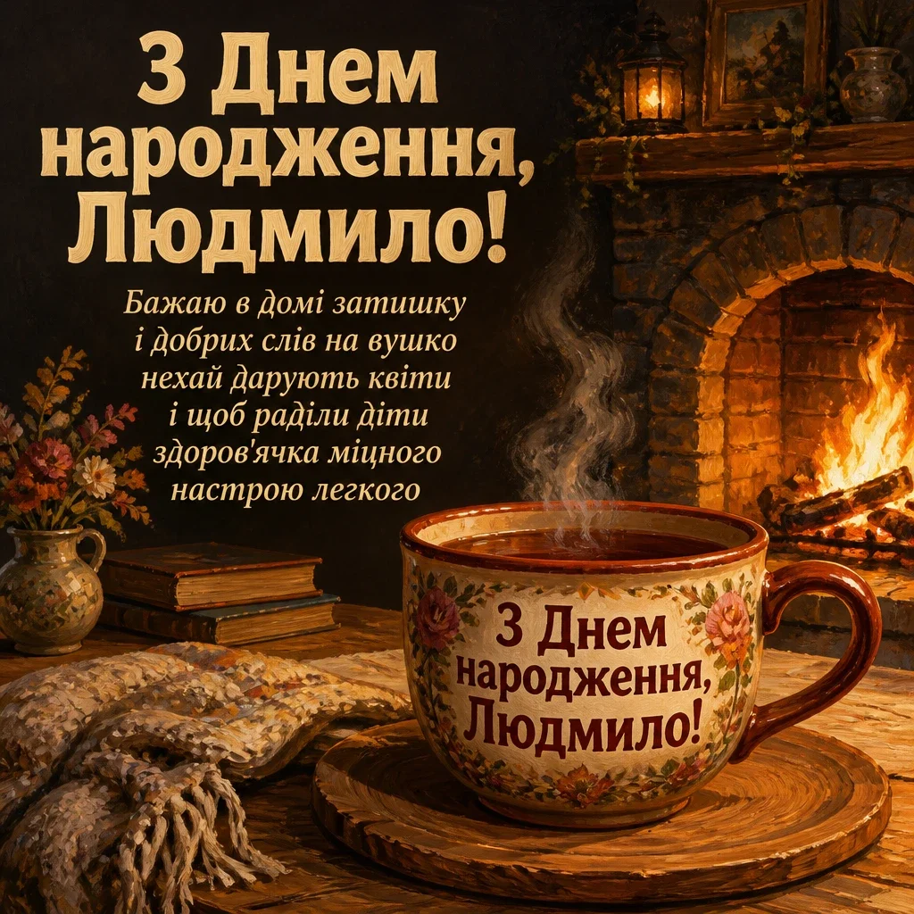 з днем народження людмила